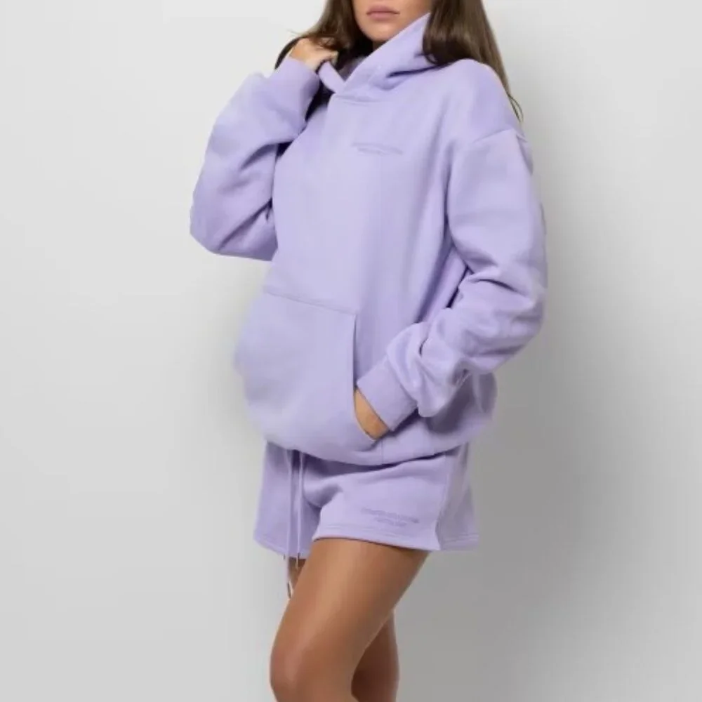 🗝️VIRAL🗝️Comfrt Set - Shorts & Sweater - Purple Pastel Collection - Picture 13 of 13
